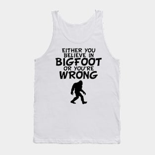 Big foot wrong Tank Top